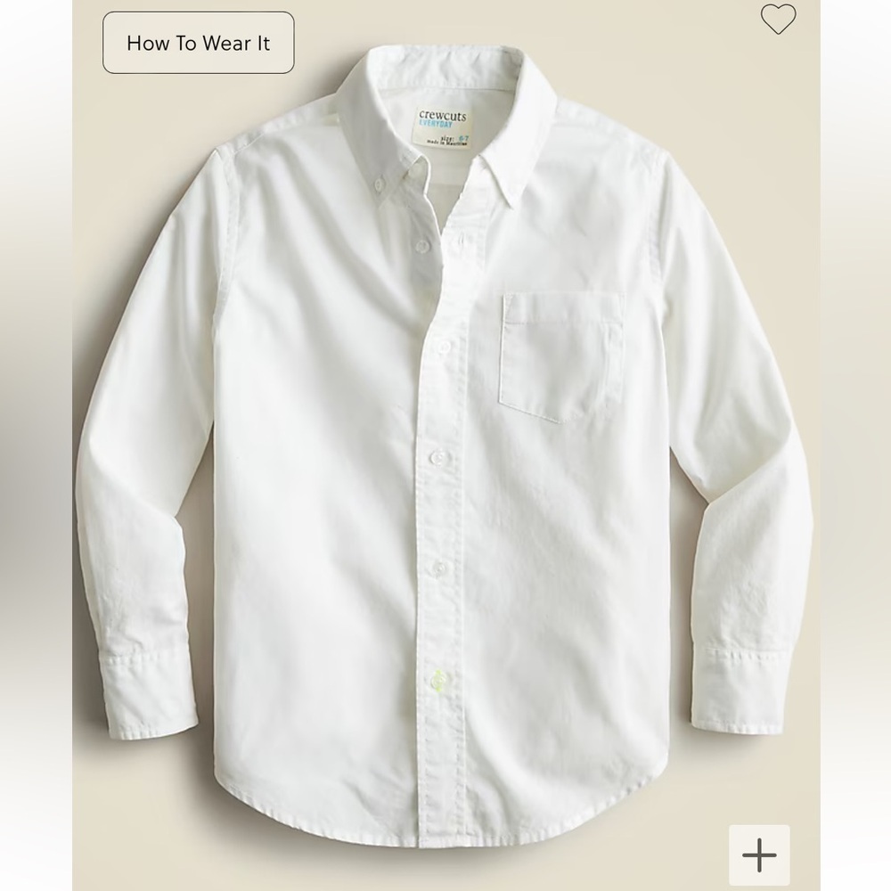 J crew Kids' stretch poplin button-down